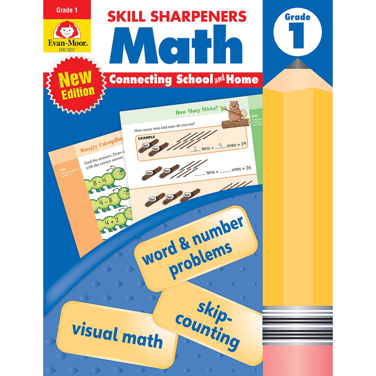 Evan-Moor Educational Publishers Skill Sharpeners: Math, Grade 1